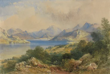 Scena Montuosa con un Lago