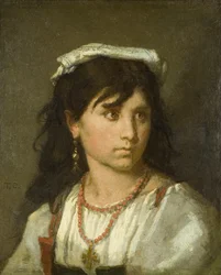 Giovane ragazza italiana