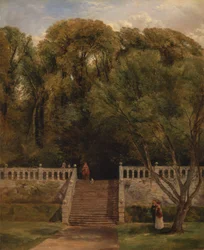 Sulla terrazza di Haddon Hall, Derbyshire