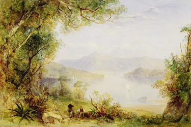 Veduta sul fiume Hudson, c.1840-45