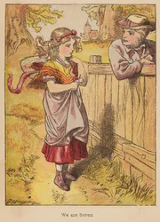 Siamo sette (incisione colorata)