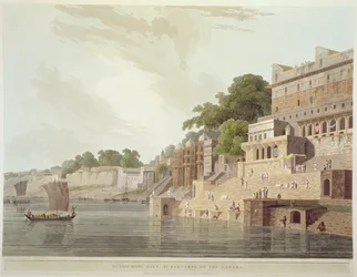 Dusasumade Gaut, a Benares sul fiume Gange, da 