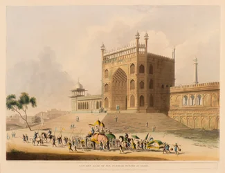 Porta Orientale del Jummah Musjid, Delhi