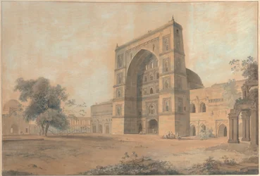La moschea di Juanpore costruita da Sultan Hussain Sherki