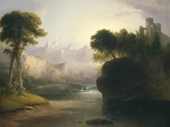 Paesaggio fantastico, 1834