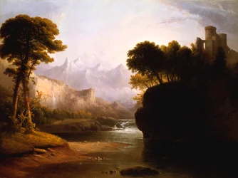 Paesaggio fantastico, 1834