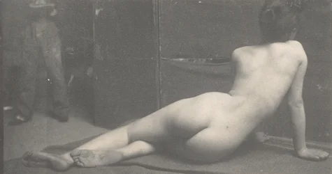 [Nudo femminile di schiena], ca. 1889