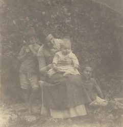 [Frances Crowell e i suoi figli]