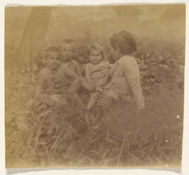 [Frances Eakins Crowell e quattro dei suoi figli]