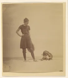 Margaret Eakins e Harry sulla spiaggia, Manasquan, New Jersey