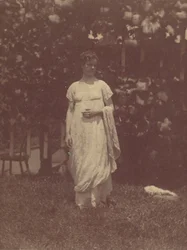 [Signora Louis Kentin in abito impero], 1880