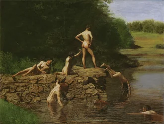 Buco per nuotare, 1885