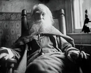 Walt Whitman a Camden, N.J., c. 1891
