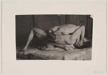 Lottatori nello studio di Eakins