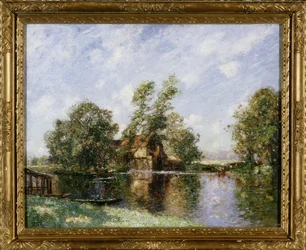 Il vecchio mulino, Houghton, Cambridgeshire, c.1907