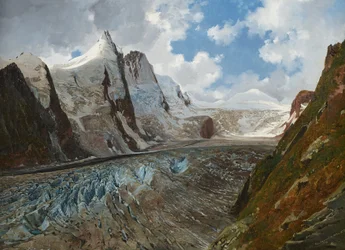 Il Großglockner con il ghiacciaio Pasterze