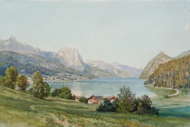 Il lago Grundlsee in Stiria