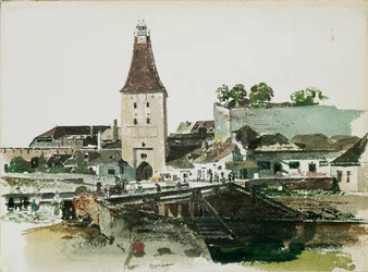 Porta della città di Krems (watercorlour)