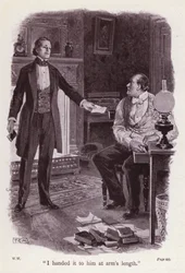 Illustrazione per La Donna in Bianco di Wilkie Collins