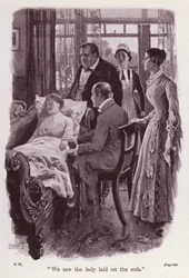 Illustrazione per La Donna in Bianco di Wilkie Collins