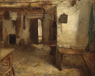 Interno di un cottage delle Highlands occidentali