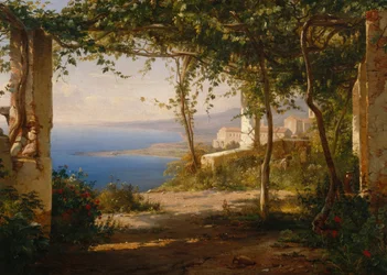 Vista sul golfo di Napoli
