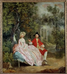 Conversazione in un parco: Thomas Gainsborough e sua moglie Margaret