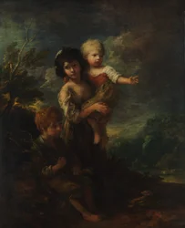 Bambini del cottage I raccoglitori di legna, 1787