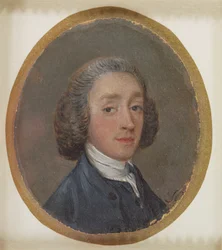 Ritratto di un giovane con i capelli incipriati