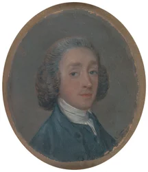 Ritratto di un giovane con capelli incipriati
