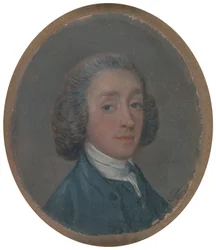 Ritratto di un giovane con capelli incipriati