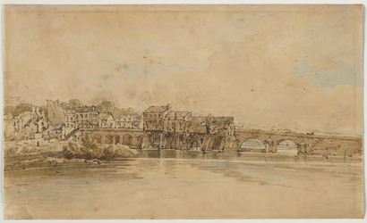 Una selezione di venti delle vedute più pittoresche di Parigi: Sulle rive della Marna sotto il ponte di Charenton