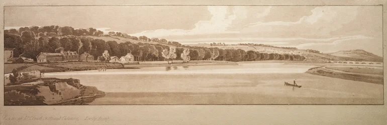 Una selezione di venti delle vedute più pittoresche di Parigi: Vista di St. Cloud e Monte Calvario vista dal Pont de Sèvres