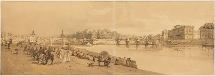 Veduta del Pont Neuf, della zecca ecc.: tavola 8