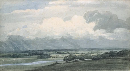 Paesaggio con cielo tempestoso, c.1800