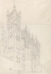 Cattedrale di Peterborough, Huntingdonshire, c.1794