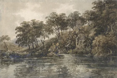 Alberi e stagni vicino a Bromley, Kent, c.1798