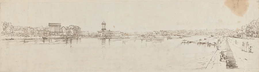 Vista del Villaggio di Chaillot Presa dal Pont de la Concorde