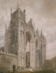 Facciata Ovest della Cattedrale di Peterborough