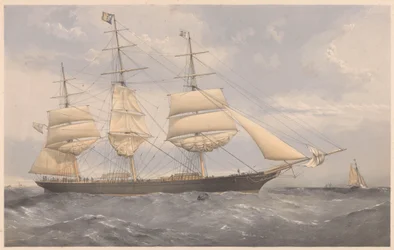 La nave clipper Norman Court, c.1868-74