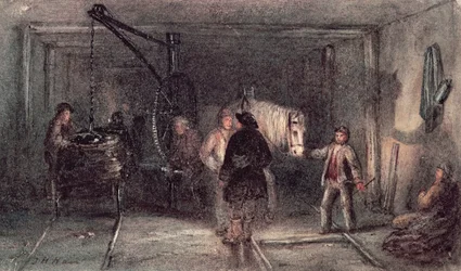 Pony da miniera e carrello
