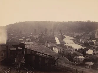 Archbald, Del.  Hudson Canal Co. 1863-1865 (foto)