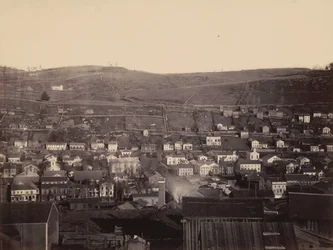 Honesdale, Sezione 4, Del.  Hudson Canal Co. 1863-1865 (foto)