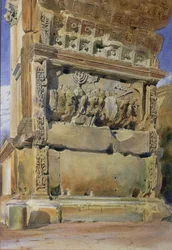 Arco di Tito, Roma, 1842