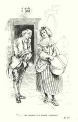 Illustrazione per Un viaggio sentimentale di Laurence Sterne (litografia)