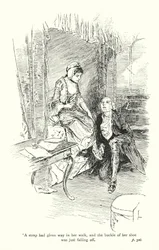 Illustrazione per Un viaggio sentimentale di Laurence Sterne (litografia)