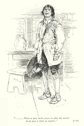 Illustrazione per Un viaggio sentimentale di Laurence Sterne (litografia)