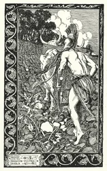 Giasone e i tori dalle zampe sfacciate (litografia)
