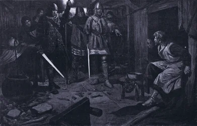 La cattura di William Wallace AD1305 (litografia)