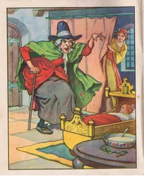 La vecchia strega (litografia)